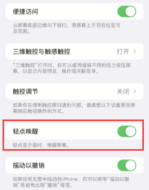 大姚苹果授权维修站分享iPhone轻点无法唤醒怎么办 