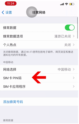 大姚苹果14维修网分享如何给iPhone14的SIM卡设置密码 