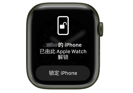 大姚苹果手机维修分享用 AppleWatch 解锁配备面容 ID 的 iPhone方法 